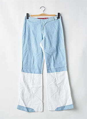 Pantalon flare taille normale taille normale bleu CHEYENNE femme