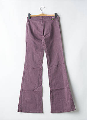 Pantalon flare stretch taille normale violet CIMARRON femme