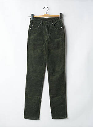 Pantalon slim taille haute taille haute vert CIMARRON femme