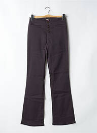 Pantalon flare stretch taille normale violet CIMARRON femme
