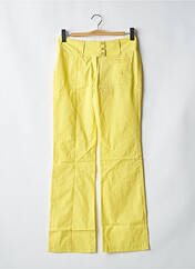 Pantalon droit jaune BE YOU K pour femme seconde vue