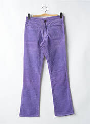 Pantalon droit violet CIMARRON pour femme seconde vue