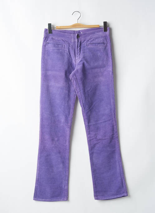 Pantalon droit violet CIMARRON pour femme