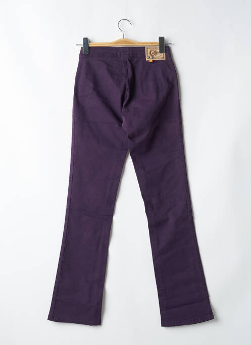Pantalon droit violet CIMARRON pour femme