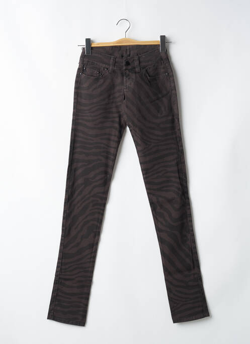 Pantalon slim marron CIMARRON pour femme