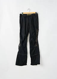 Pantalon droit tissage popeline taille normale noir FREEMAN T.PORTER femme