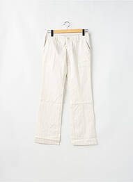 Pantalon chino tissage popeline taille normale blanc FREEMAN T.PORTER femme