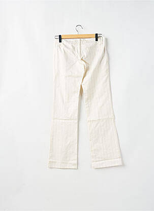 Pantalon chino tissage popeline taille normale blanc FREEMAN T.PORTER femme