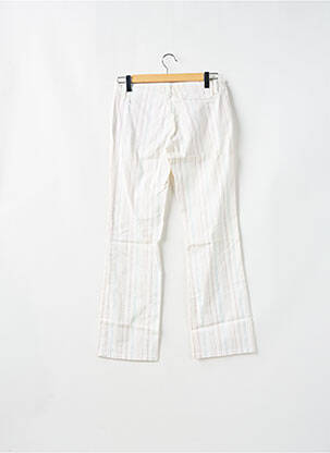 Pantalon chino tissage popeline taille normale blanc FREEMAN T.PORTER femme