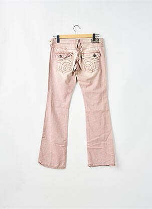 Jeans coupe droite stretch taille normale rose FREEMAN T.PORTER femme