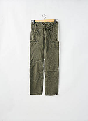 Pantalon droit stretch taille normale vert FREEMAN T.PORTER femme