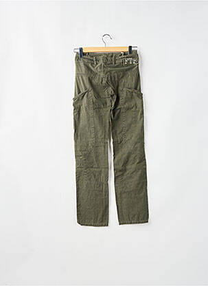 Pantalon droit stretch taille normale vert FREEMAN T.PORTER femme