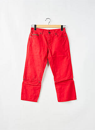 Pantacourt stretch taille normale rouge FREEMAN T.PORTER femme