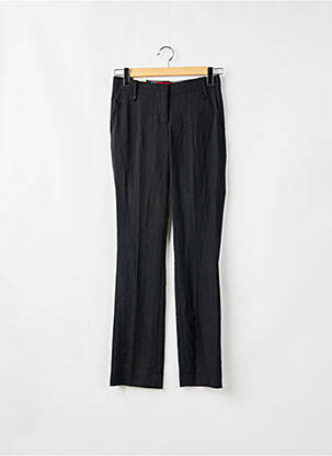 Pantalon chino fermeture zippée sous rabat boutonné taille normale noir FIRETRAP femme