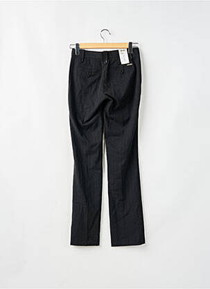 Pantalon chino fermeture zippée sous rabat boutonné taille normale noir FIRETRAP femme