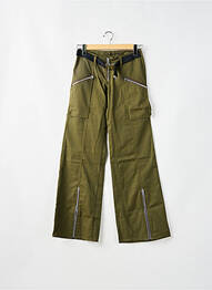 Pantalon flare taille normale taille normale vert LA BRIGADA INTERNACIONAL femme
