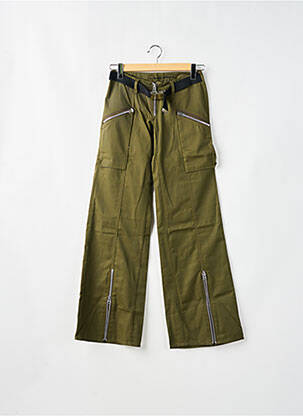 Pantalon flare taille normale taille normale vert LA BRIGADA INTERNACIONAL femme