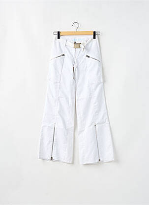 Pantalon flare taille normale taille normale blanc LA BRIGADA INTERNACIONAL femme