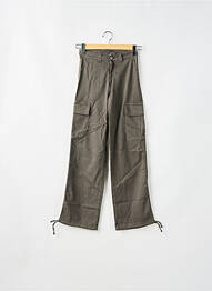 Pantalon cargo coupe droite taille normale vert LA BRIGADA INTERNACIONAL femme