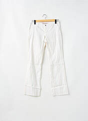 Pantalon chino blanc FREEMAN T.PORTER pour femme seconde vue