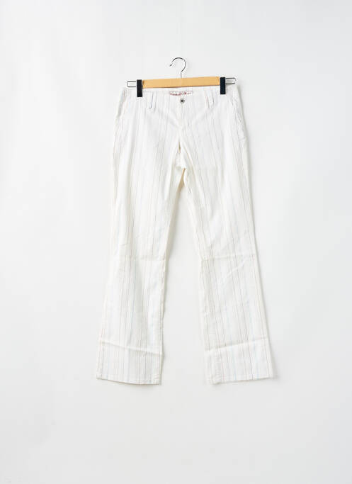 Pantalon chino blanc FREEMAN T.PORTER pour femme