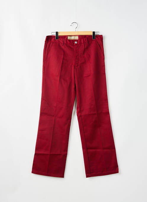 Pantalon chino rouge FREEMAN T.PORTER pour homme