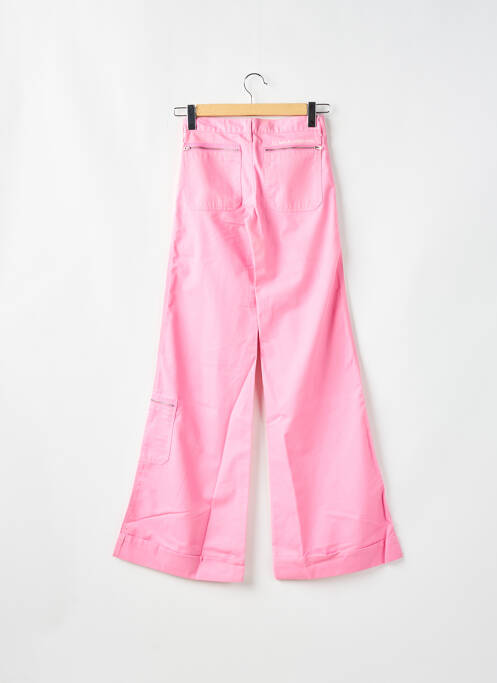 Pantalon droit rose LA BRIGADA INTERNACIONAL femme
