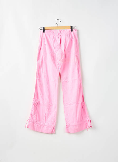 Pantalon droit rose LOIS pour femme