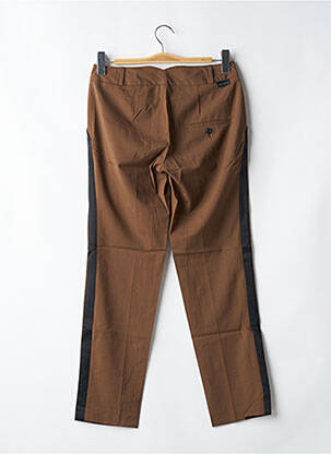 Pantalon 7/8 coupe chino taille normale marron LEON & HARPER femme