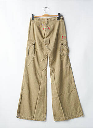 Pantalon cargo poches beige LOIS femme