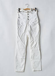Pantalon slim poches blanc MISS SIXTY femme