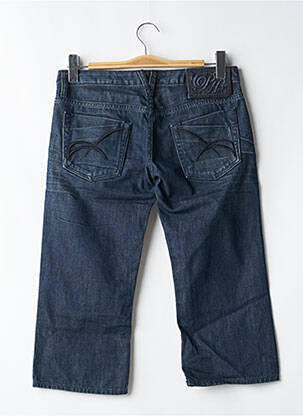 Pantacourt coupe droite bleu PHARD femme