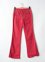 Pantalon droit rouge LOIS pour femme seconde vue