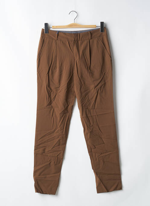 Pantalon 7/8 marron LEON & HARPER pour femme