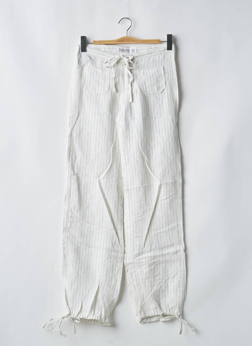 Pantalon droit blanc LOIS pour femme