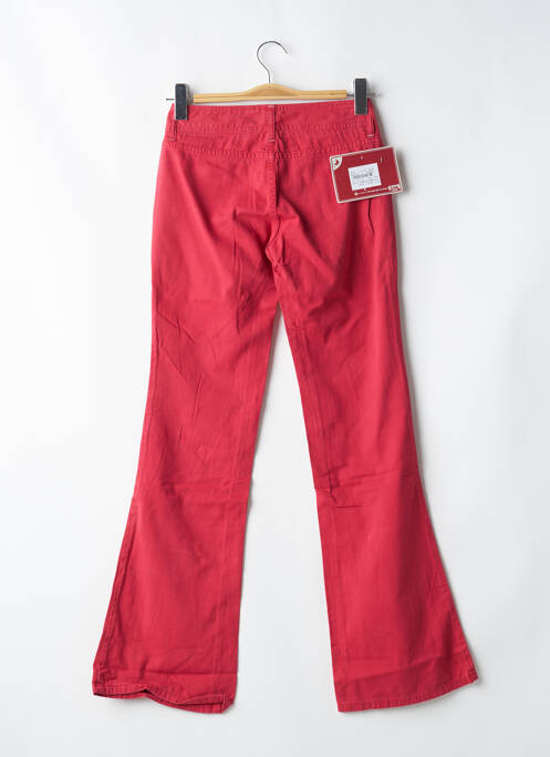 Pantalon droit rouge LOIS pour femme