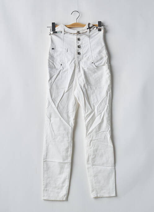 Pantalon slim blanc MISS SIXTY pour femme