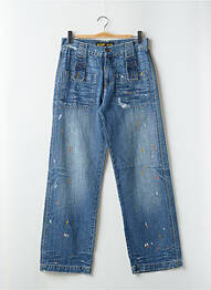 Jeans coupe droite stretch taille normale bleu RWD homme