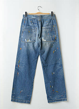 Jeans coupe droite stretch taille normale bleu RWD homme