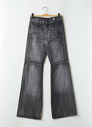 Jean coupe flare taille haute taille haute gris RWD femme