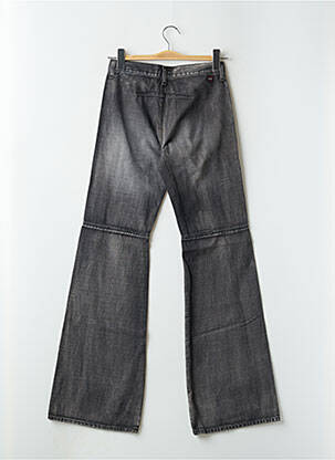Jean coupe flare stretch taille haute gris RWD femme