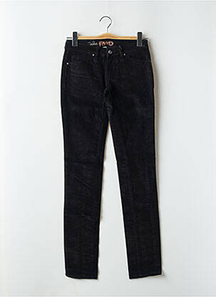 Pantalon slim taille basse taille basse noir RWD femme