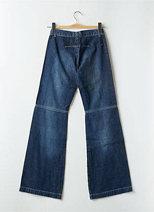Jean coupe flare stretch taille haute bleu RWD femme