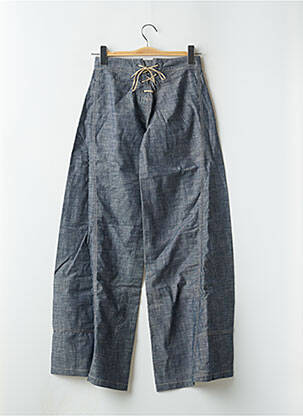 Jean coupe flare stretch taille basse bleu RWD femme