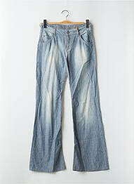 Jeans bootcut stretch taille basse bleu RWD femme