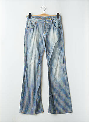 Jeans bootcut stretch taille basse bleu RWD femme