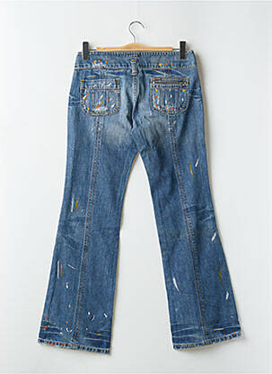 Jeans bootcut stretch taille basse bleu RWD femme