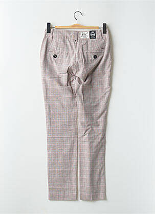 Pantalon chino fermeture zippée sous rabat boutonné taille normale rose RWD femme