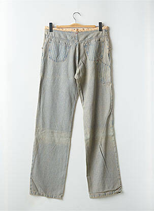 Jeans coupe droite stretch taille basse bleu SCHOOL RAG femme