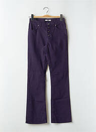 Jeans bootcut taille haute taille haute violet SCHOOL RAG femme